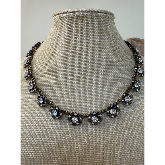 Mythologie Floral Crystal Necklace, Statement, Casual, Bohemian - Picture 4 of 8